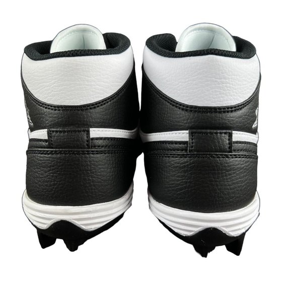 Nike Jordan 1 Mid TB Panda Black White Football Cleats FJ6805-100 Men's Sz 10-13 - Picture 5 of 9